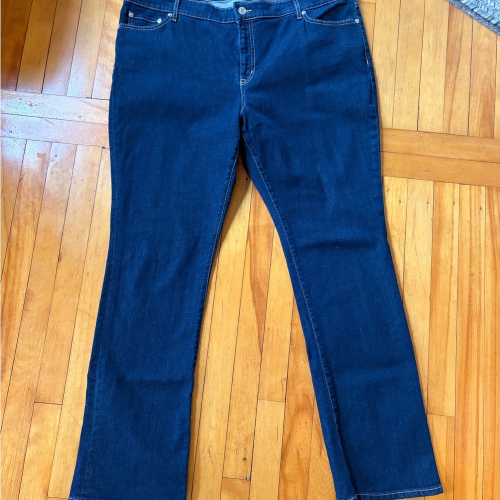 Ralph Lauren Dark Blue Straight Leg Jeans Tall